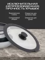 Набор посуды К15 Черный 15 шт