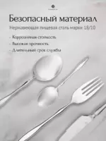 Набор столовых приборов 25 предм. Хром