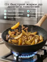 Набор посуды Черный 7 шт