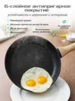 Набор посуды Черный 7 шт
